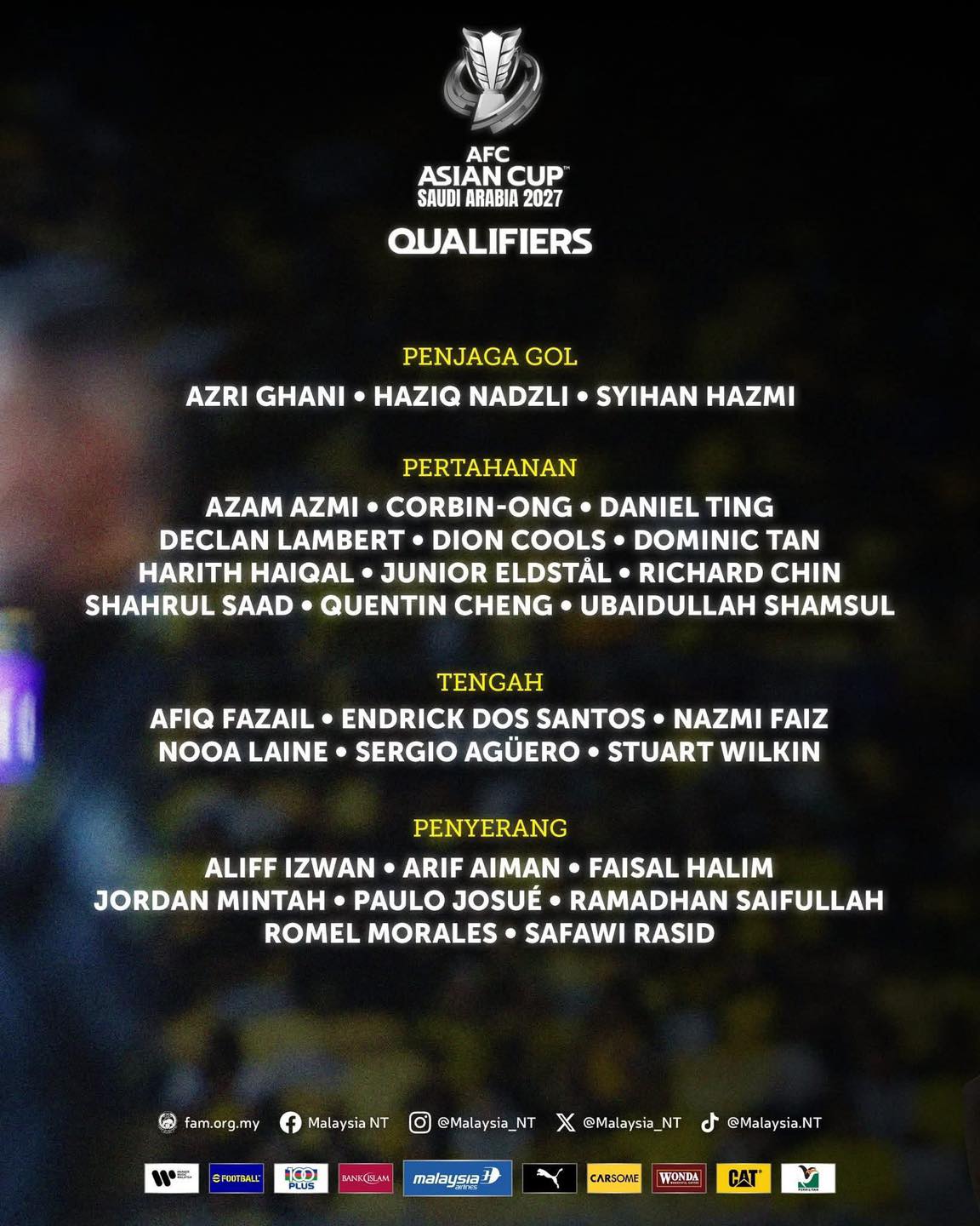 Malaysia công bố danh sách hội quân sau lùm xùm nhập tịch 1